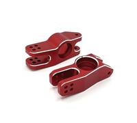 Piezas EspecíFicas RC para FS para Tank para Atom Sharks Leopard para Focus 6S 1/8 Brazo De Suspensión Metálico Soporte Buje Dirección Piezas Coche RC(Red,Rear A)