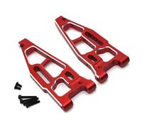 Piezas EspecíFicas RC para FS para Tank para Atom Sharks Leopard para Focus 6S 1/8 Brazo De Suspensión Metálico Soporte Buje Dirección Piezas Coche RC(Red,Front C)