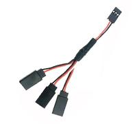 Piezas EspecíFicas RC para Futaba JR 1 Uds 15/30/50cm Cable De Servo 1to1 1to2 1to3 1to4 RC Reparación Modificar Accesorios De Piezas De Modelo(1to2,15MM)