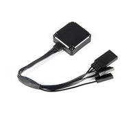 Piezas EspecíFicas RC para GYS-1 V3 1/28 1/18 1/10 1/8 Coche De Derrape con Giroscopio Estabilizador CNC Carcasa Metálica Coches RC Modelo Barcos para Montar Mejoras(Black)