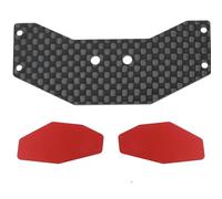 Piezas EspecíFicas RC para LOSI Micro-B 1/24 Alerón Trasero Aluminio CNC para Buggy para Mejorar Tu Coche RC Crawler Piezas De Mejora Ligeras(Red)
