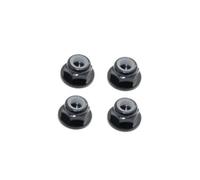 Piezas EspecíFicas RC para M3 M4 Y M5 Tuerca Nailon De Color Accesorios para Reparación Modificación Y Mejora De Modelos De Coches Barcos Y Aviones Radiocontrolados(Black,M5)