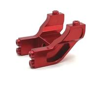 Piezas EspecíFicas RC para MJX 1/14 14209 14210 Pieza Fijación del Alerón Trasero Actualización Metal RC Control Remoto Piezas Actualización Reparación Modificación(Red)