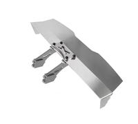Piezas EspecíFicas RC para Mjx For Hyper Go 16207 H16PL 1/16 Alerón De Cola Metálico Pieza De Repuesto para Coche RC Mejora Reparación Modificación Reemplazo(Silver)