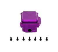 Piezas EspecíFicas RC para MJX para 14209 14210 1/14 Estante Central Metal Caja Receptora Cubierta Protectora ESC Bandeja Electrónica RC Actualización Pieza Repuesto(Purple)