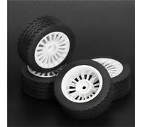 Piezas EspecíFicas RC para Mjx para Hyper Go 1/14 4 Neumáticos De Carretera 60 Mm, Goma Blanda con Rueda para Coche para Turismo RC Piezas Mejora Bajo Desgaste(Type D)