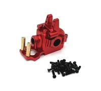 Piezas EspecíFicas RC para Mjx para Hyper Go 14209 14210 14301 14302 14303 1/14 Carcasa Frontal Metal Caja De Engranajes Caja Diferencial Piezas De Actualización Coche RC(Red)