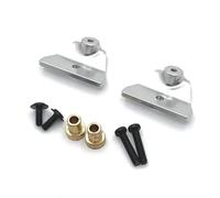Piezas EspecíFicas RC para Mn168 para Mn82 para Mn78 1/12 Amortiguador Delantero De Metal Montaje Torre RC Coche Actualización Piezas Reparación Accesorios Modificados(Silver)