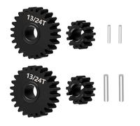 Piezas EspecíFicas RC para RedCat para Ascent 1/18 Engranaje De Eje Portal Acero Ejes Delanteros Traseros Engranajes Centrales RC para Coche Trepador Roca Accesorios Mejorados(Type C)