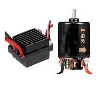 Piezas EspecíFicas RC para Scx10 90046 para Traxxas para Trx4 D90 para Hsp para Tamiya para Hpi 1/10 320A Motor ESC 540 Cepillado 13T 21T 35T 45T 55T 80T RC Coche(35T)