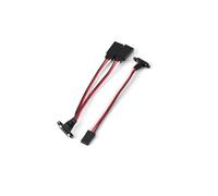 Piezas EspecíFicas RC para Snap-on JR/ZH1.5 Cable 1 A 2 Macho Hembra Y RC Modelo Coches Aviones Drones Barcos Piezas(JR 1 to 2 115-130mm)