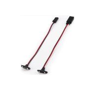 Piezas EspecíFicas RC para Snap-on JR/ZH1.5 Cable 1 A 2 Macho Hembra Y RC Modelo Coches Aviones Drones Barcos Piezas(JR 154.2-163.8mm)