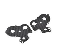 Piezas EspecíFicas RC para Tamiya para Blackfoot para Monster Beetle Frog Brat Caja De Cambios Fibra Carbono Placas Laterales Chasis Piezas Mejora Accesorios