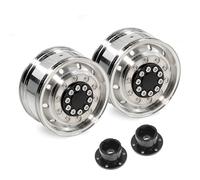 Piezas EspecíFicas RC para Tamiya para Camión Tractor para Scania para Volvo para Actros para Man 1/14 Rueda De Metal con Tracción/llanta De para Cubo con Cojinetes Coche RC(Single Wheel)