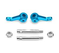 Piezas EspecíFicas RC para Tamiya para CW-01 CW01 para Lunch para Box Dirección De Metal Vertical Reparación De Automóviles RC Modificar Piezas De Actualización Accesorios(Blue)