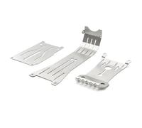 Piezas EspecíFicas RC para Tamiya para Hotshot II 2024 58737 1/10 Protector Eje De Placa De Deslizamiento Chasis De Acero Inoxidable Accesorios Mejora para Coche RC