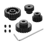 Piezas EspecíFicas RC para Tamiya para TT01 para TT02 TB02 TA05 Grasshopper 1/10 1 Juego Engranaje Motor Aluminio RC Reparación Coches Modificar Piezas Mejora Accesorios