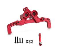 Piezas EspecíFicas RC para Traxxas para 4-Tec 1/10 7075 ALU Dirección Delantera Bellcranks 10543 RC Car Toyfun Reparación Modificar Piezas De Mejora Accesorios(Red)