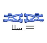 Piezas EspecíFicas RC para Traxxas para 4 Tec 2,0 3, Brazos Suspensión Trasera Aluminio 1 Par RC Reparación Coches Modificar Piezas Mejora Accesorios(Blue)