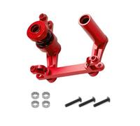 Piezas EspecíFicas Rc Para Traxxas Para E-maxx Para T-maxx 1/10 Soporte Dirección Aleación Aluminio Oruga RC Accesorios Actualizaciones Y Reemplazos Reparaciones(Red)