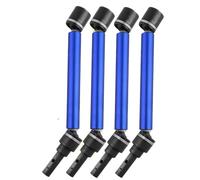 Piezas EspecíFicas RC para Traxxas para Maxx 2.0 V2 89076-4 para WideMaxx 1/10 4 Unidades Juego 4 Ejes Transmisión Extendidos CVD con Hexágono Rueda Piezas Mejora Coches RC(Blue)