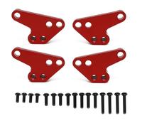 Piezas EspecíFicas RC para Traxxas para Maxx para Widemaxx 1/10 Amortiguador Delantero Y Trasero De Metal Soporte Montaje Inferior Piezas Actualización Accesorios(Red)