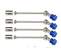 Piezas EspecíFicas RC para Traxxas para Maxx para WideMaxx 1/10 Eje Transmisión Extendido CVD Acero Metálico con Hexágono Rueda Estriado 8996X Piezas Mejora Coches RC(Silver,B)