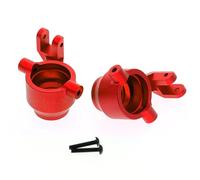 Piezas EspecíFicas RC para Traxxas para Maxx para Widemaxx 8937 8932 8952 1/10 Bloques De Dirección Metálicos Cubos Rueda C Soportes Eje Piezas Mejora para Coches RC(Red,C)