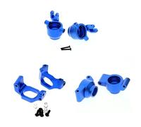 Piezas EspecíFicas RC para Traxxas para Maxx para Widemaxx 8937 8932 8952 1/10 Bloques De Dirección Metálicos Cubos Rueda C Soportes Eje Piezas Mejora para Coches RC(Blue,B)