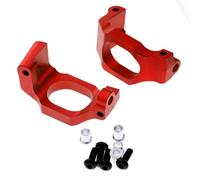 Piezas EspecíFicas RC para Traxxas para Maxx para Widemaxx 8937 8932 8952 1/10 Bloques De Dirección Metálicos Cubos Rueda C Soportes Eje Piezas Mejora para Coches RC(Red,A)
