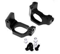 Piezas EspecíFicas RC para Traxxas para Maxx para Widemaxx 8937 8932 8952 1/10 Bloques De Dirección Metálicos Cubos Rueda C Soportes Eje Piezas Mejora para Coches RC(Black,A)