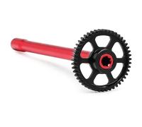 Piezas EspecíFicas RC para Traxxas para Mini para Maxx Metal 47T Engranaje Recto Y Eje De Transmisión Central Set 10755 10756 RC Piezas Mejora Coche Accesorios(Red)