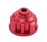 Piezas EspecíFicas RC para Traxxas para Slash para Maxx Monster Truck -89076-4#8982 1/10 Aluminio 7075 Caja Diferencial Delantera/Trasera W224 2,0 Pieza De Coche RC(Red)