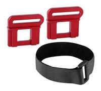 Piezas EspecíFicas RC para Traxxas para Sledge para Maxx para Slash 6S 1/8 Soporte Metálico Sujeción con Correa 9628 Piezas Mejora para Coches RC(Red)