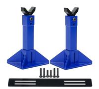 Piezas EspecíFicas RC para Traxxas para TRX-4 Scx-10 1/10 para Universal Metal Hi-Lift Jack Stand Set RC Crawler Reparación Modificar Piezas De Mejora Accesorios(Blue)
