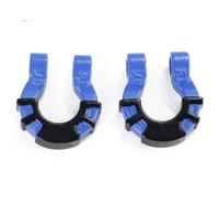 Piezas EspecíFicas RC para Traxxas para Trx4 para Axial para Scx10 1/10 2 Ganchos Remolque Metálicos Parachoques Gancho Rescate Remolque Piezas Mejora Coches RC Crawler(Blue)
