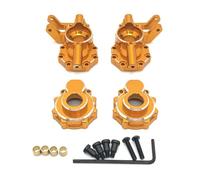 Piezas EspecíFicas RC para Traxxas para Trx4 para Trx6 HB para Toys R1001 R1002 R1003 1/10 Portal Eje Engranaje Carcasa Tapa Diferencial Montaje Piezas De Coche RC(Yellow,B)