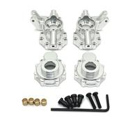 Piezas EspecíFicas RC para Traxxas para Trx4 para Trx6 HB para Toys R1001 R1002 R1003 1/10 Portal Eje Engranaje Carcasa Tapa Diferencial Montaje Piezas De Coche RC(Silver,B)