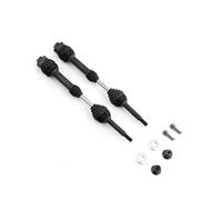 Piezas EspecíFicas RC para Traxxas para VXL para Slash para Rustler para Hoss para Stampede 4X4 1/10 4 Uds/2 Uds Eje Transmisión Trasero Acero Piezas Coche RC(Black,Rear)