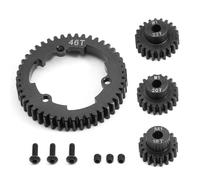 Piezas EspecíFicas RC para Traxxas para X-maxx para E-revo 2,0 46T-54T con Engranaje Piñón Recto Acero M1 18T-22T Conjunto Reparación RC Modificar Piezas Mejora(46T)