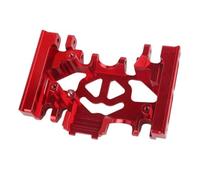 Piezas EspecíFicas RC para TRX-4 para Defender para Bronco para Blazer G500 1/10 Base Montaje Caja Cambios Aluminio Placa Protectora del Chasis Mejora del Coche RC Crawler(Red)