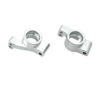 Piezas EspecíFicas RC para Wltoys 244016 para Losi Micro-B 1/24 Copa De Rueda Trasera RC Coche Metal Actualización Accesorios Reparación Reemplazo(Silver)
