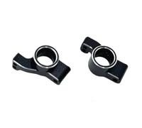 Piezas EspecíFicas RC para Wltoys 244016 para Losi Micro-B 1/24 Copa De Rueda Trasera RC Coche Metal Actualización Accesorios Reparación Reemplazo(Black)