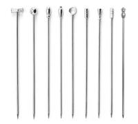 Piezas Etiquetas De Vino De Cóctel, Etiquetas De Frutas Hechas De Acero Inoxidable, Cócteles De Metal Reutilizables, Etiquetas Creativas Simples, Cócteles Multifuncionales