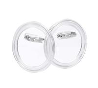 Piezas for hacer botones con insignia en blanco, Material acrílico DIY for máquina de prensa, Compatible y multiusos, 5/10/20 piezas(10pcs,25MM)