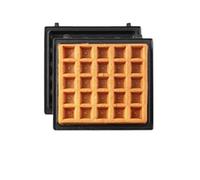 Piezas For Sandwicheras Eléctricas Tostadora Máquina De Desayuno Platos Sándwiches Gofres Taiyaki Takoyaki Donas Bandejas For Hornear Moldes For Horno DistribucióN Uniforme Del Calor(Waffle Plate)