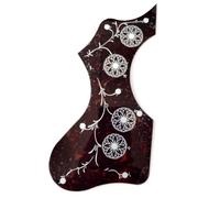 piezas guitarra acústica golpeador Golpeador De Guitarra Acústica Izquierda/derecha Autoadhesivo Negro Para Accesorios De Guitarra Acústica Hecho De Material De PVC(L)