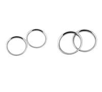 Piezas Interiores Automóviles 2/4 Uds Para Nissan Para Micra Para March K13 Para Versa 2011-2017 Marco Embellecedor Cromado ABS Para Rejilla Ventilación Aire Acondicionado CLVCCZTZGW(4 PIEZAS)