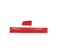 Piezas Interiores Automóviles Juego De 2 Piezas Molduras Decorativas Para Tapa Guantera Del Asiento Del Pasajero Para Civic 8th 2004 2005 2006 2007 2008 2009 CLVCCZTZGW(Carbon Fiber Red)