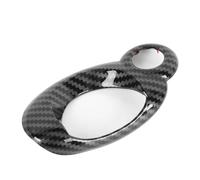 Piezas Interiores Automóviles para Mini para Cooper R54 R56 2006-2013 Interruptor Encendido Coche Etiqueta Engomada Ajuste Inicio Llave ABS Negro Patrón Fibra Interior Estilo Marco Panel
